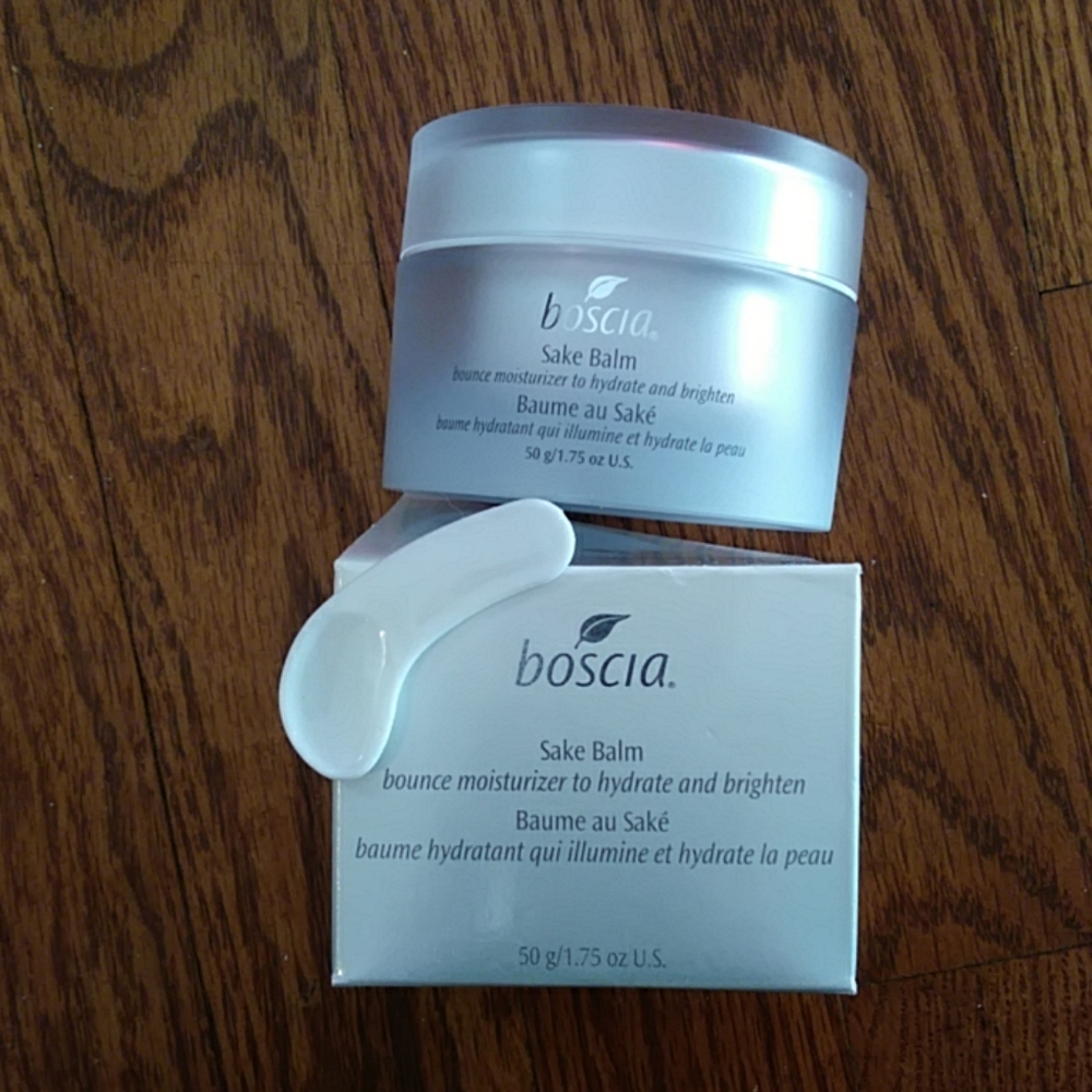 boscia Sake Balm - Silver and White Packaging